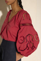 Blusa Iphigenia Framboesa